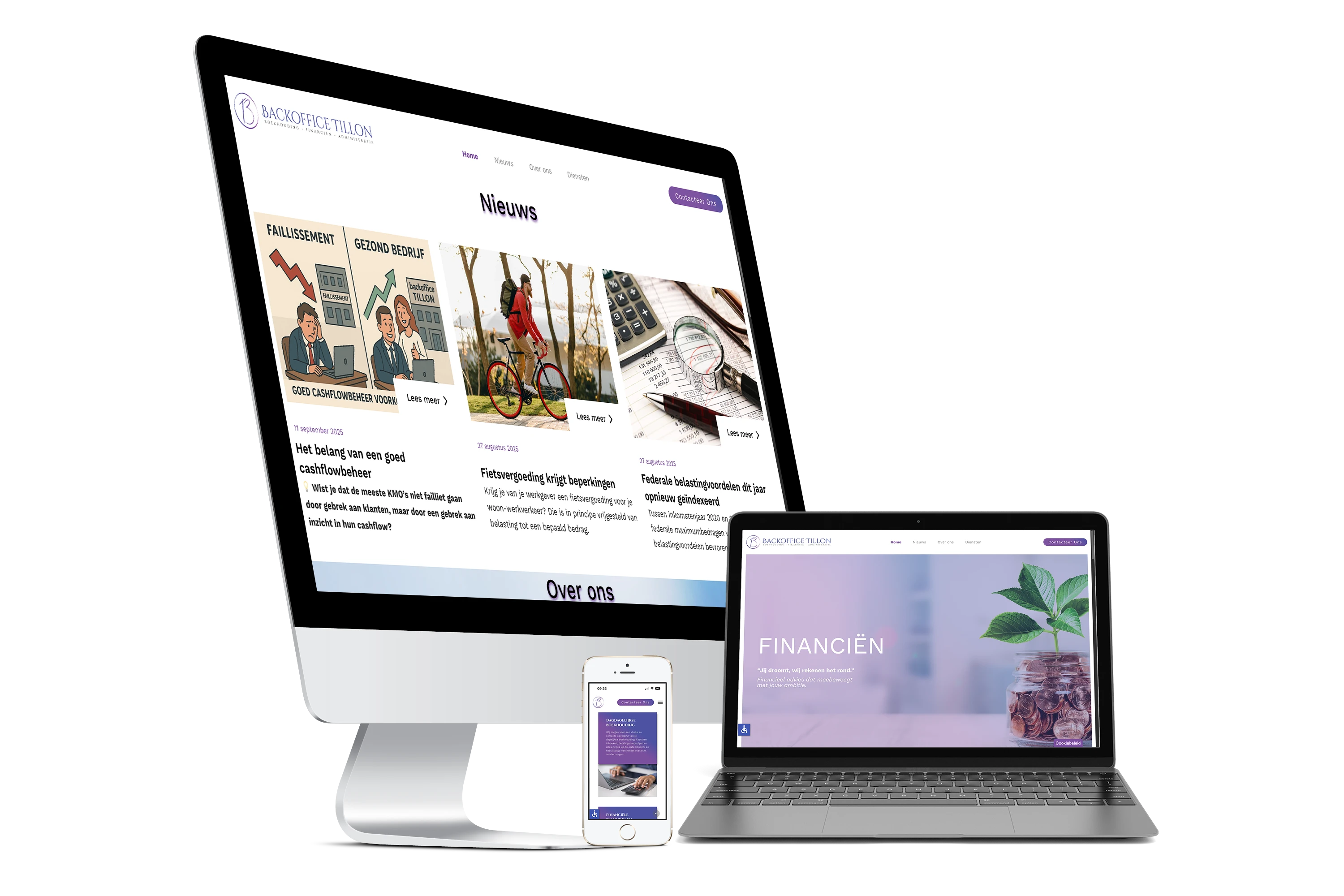 Backoffice Tillon website
